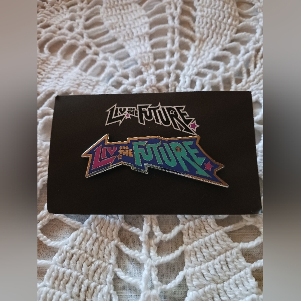 Liv In The Future Hard Enamel Collectible Pin New